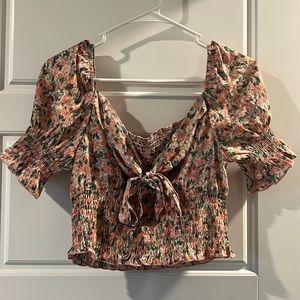 Summer floral top